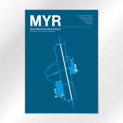 MYR Airport Diagram
