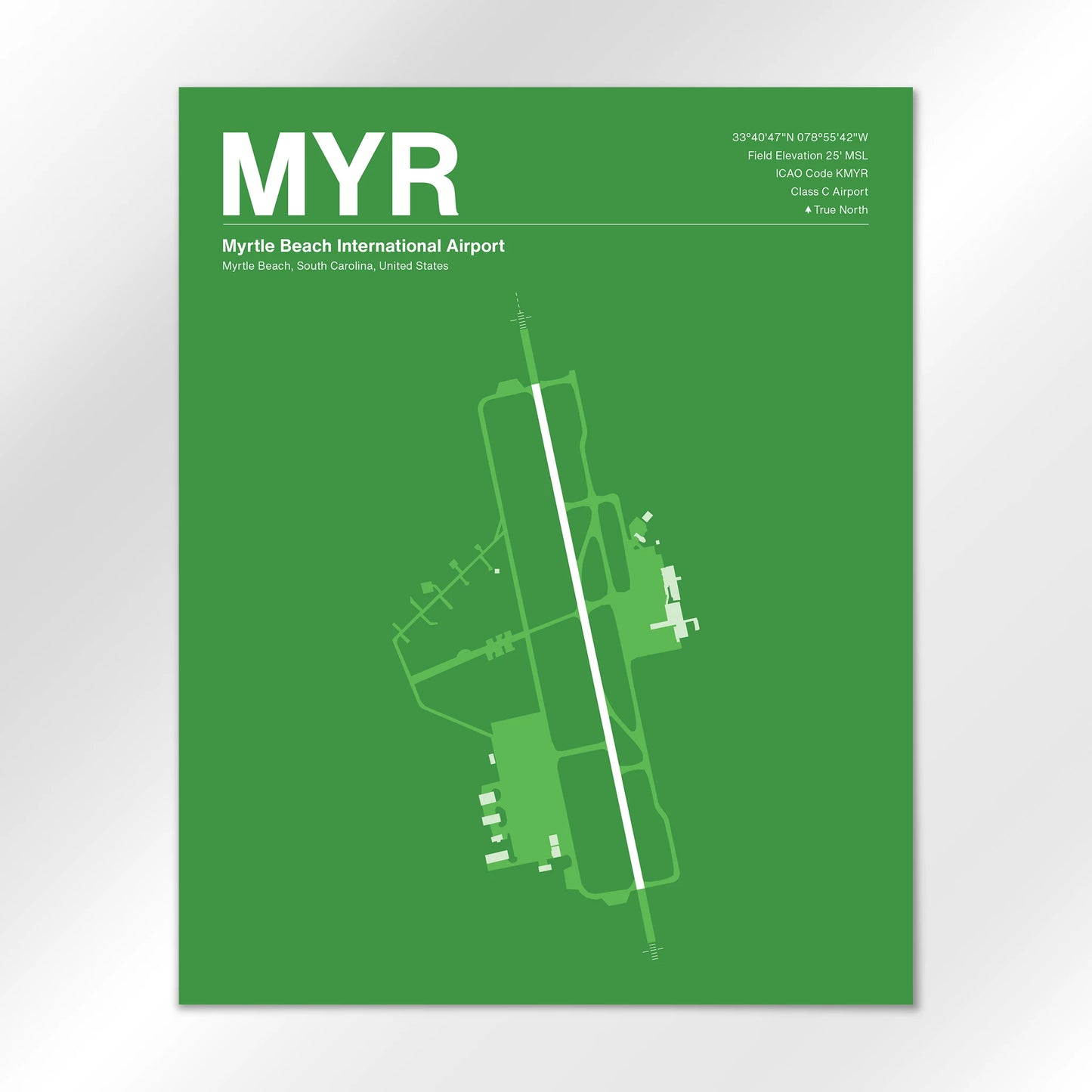 MYR Airport Diagram