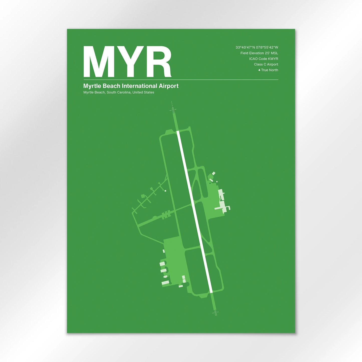MYR Airport Diagram