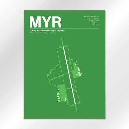 MYR Airport Diagram