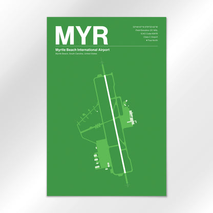 MYR Airport Diagram