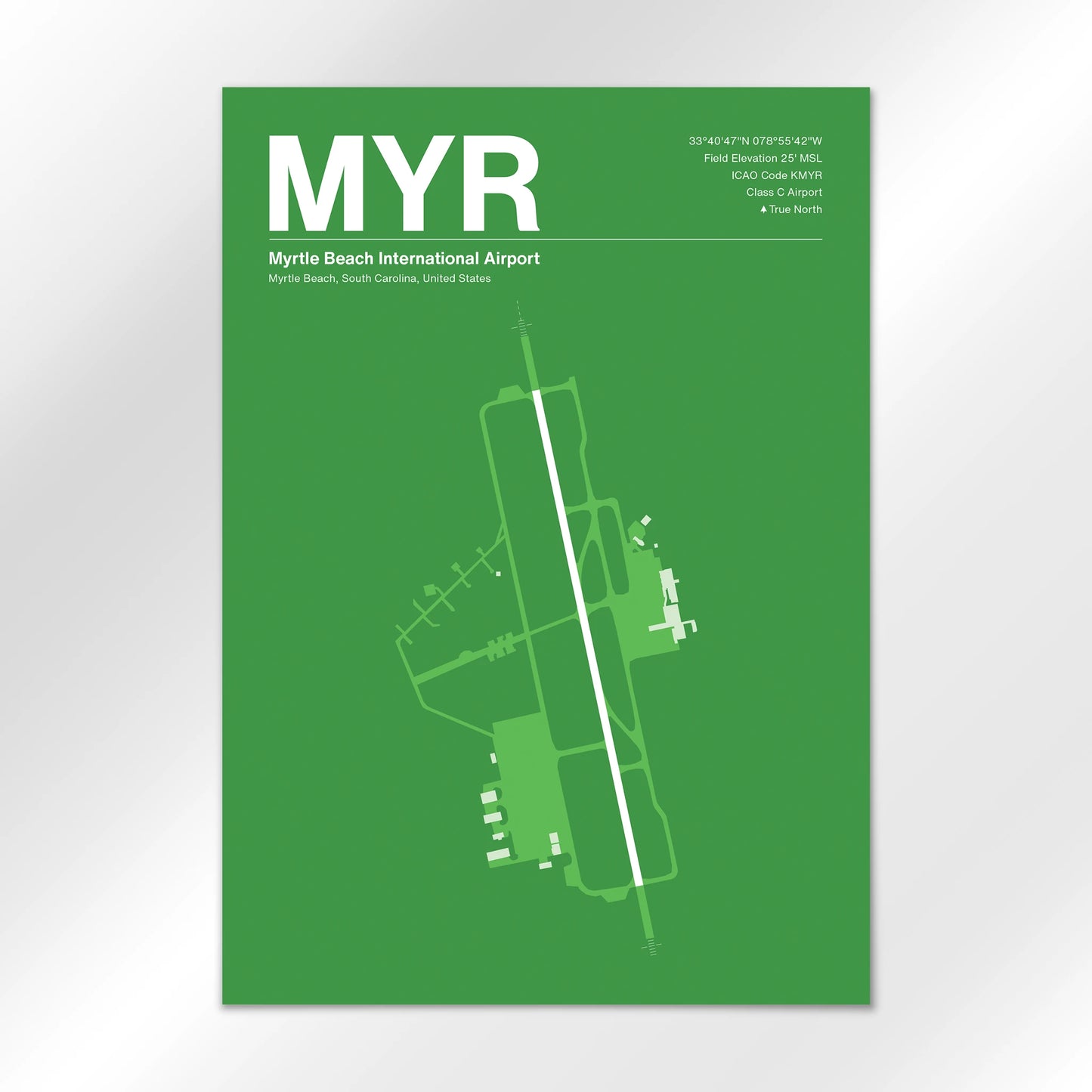 MYR Airport Diagram