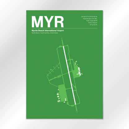 MYR Airport Diagram