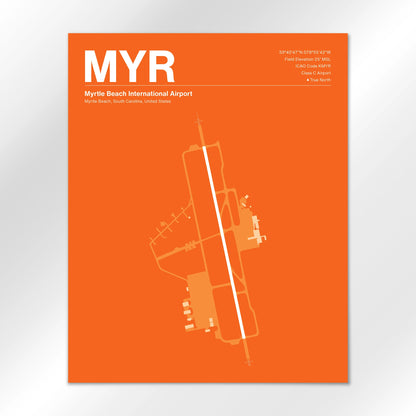MYR Airport Diagram