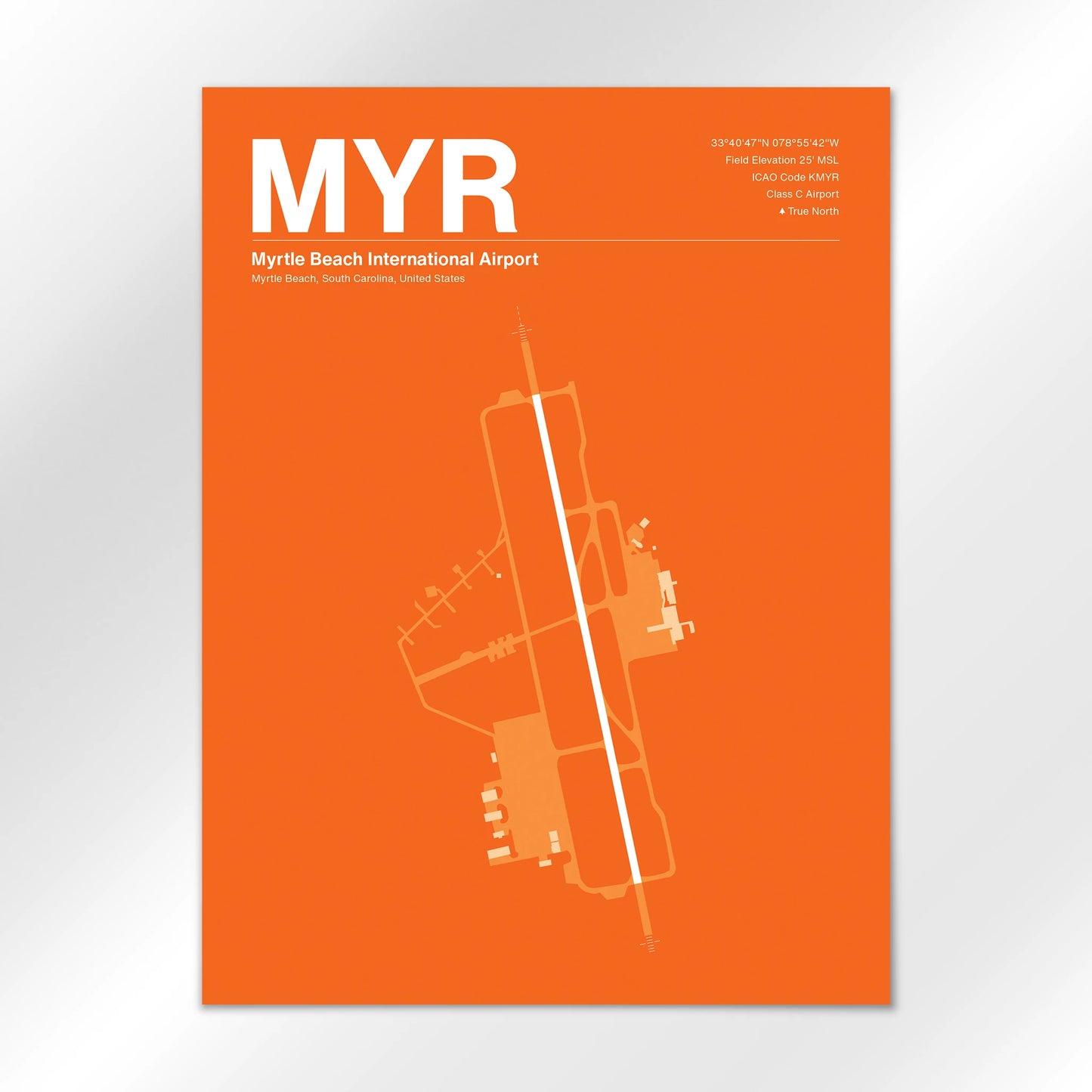 MYR Airport Diagram