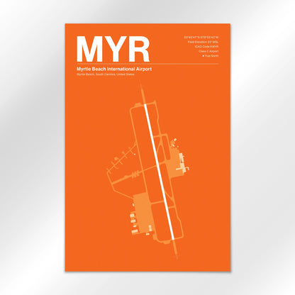 MYR Airport Diagram