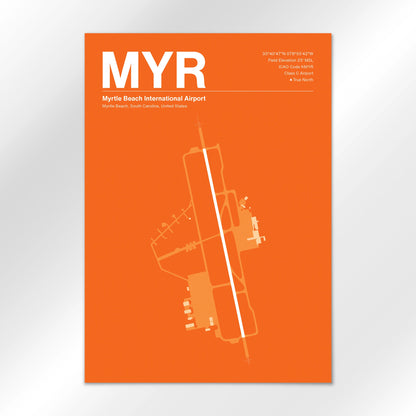 MYR Airport Diagram