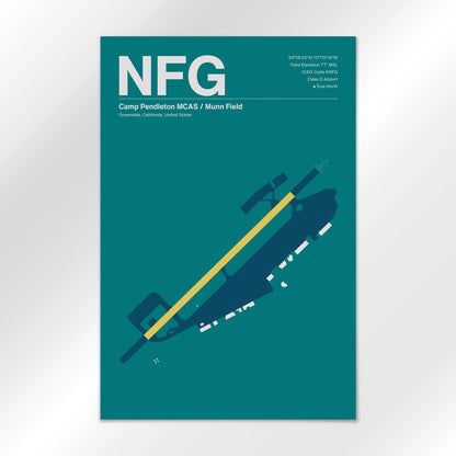 NFG Airport Diagram