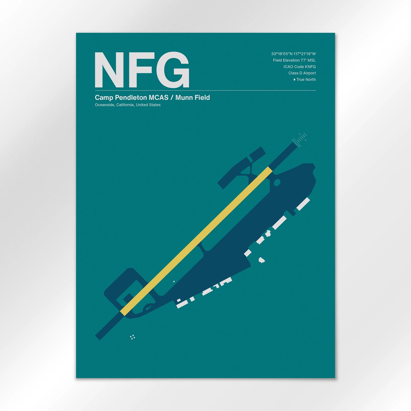 NFG Airport Diagram