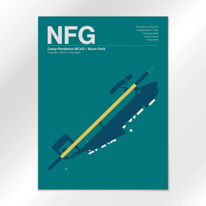 NFG Airport Diagram