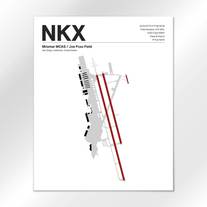NKX Airport Diagram