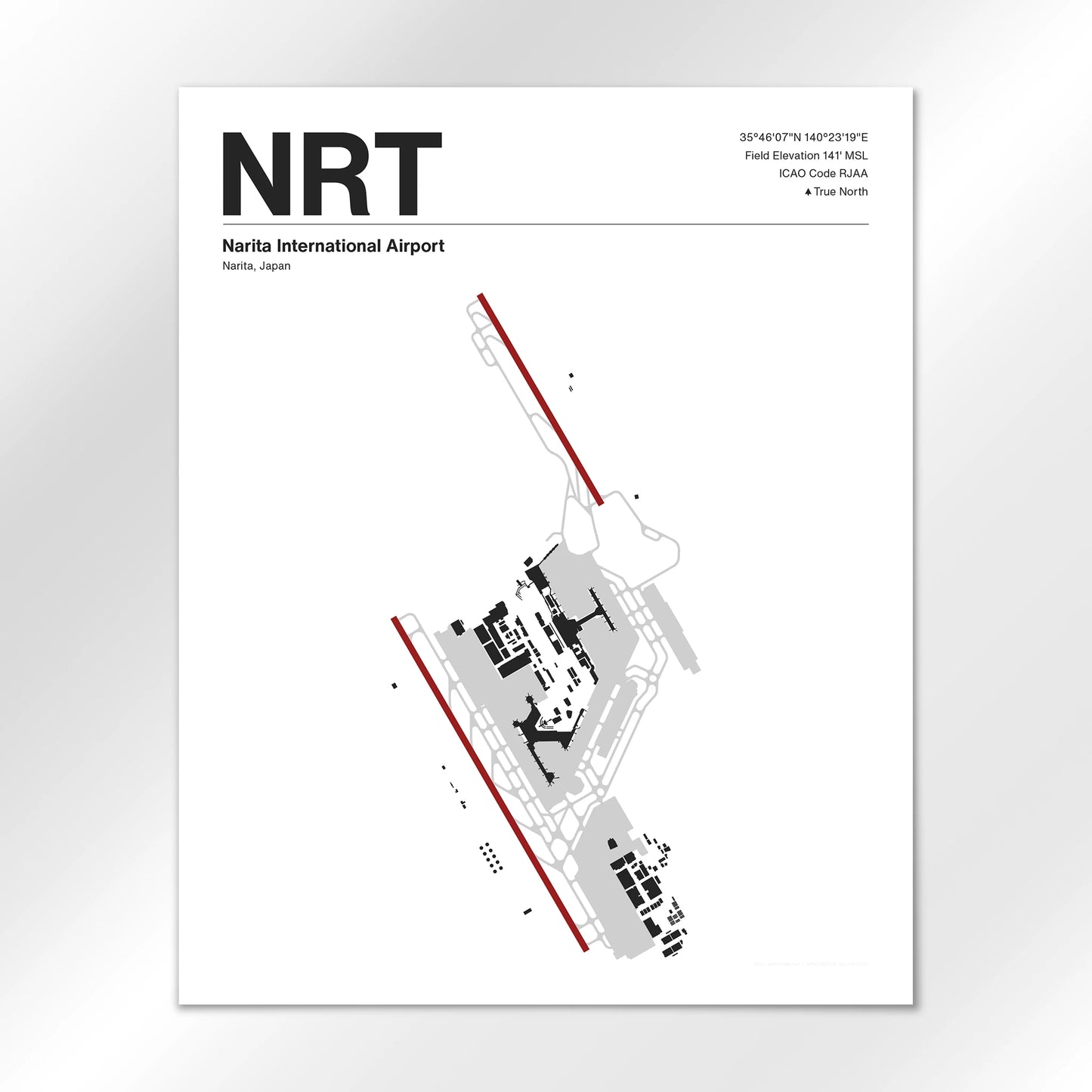 NRT Airport Diagram