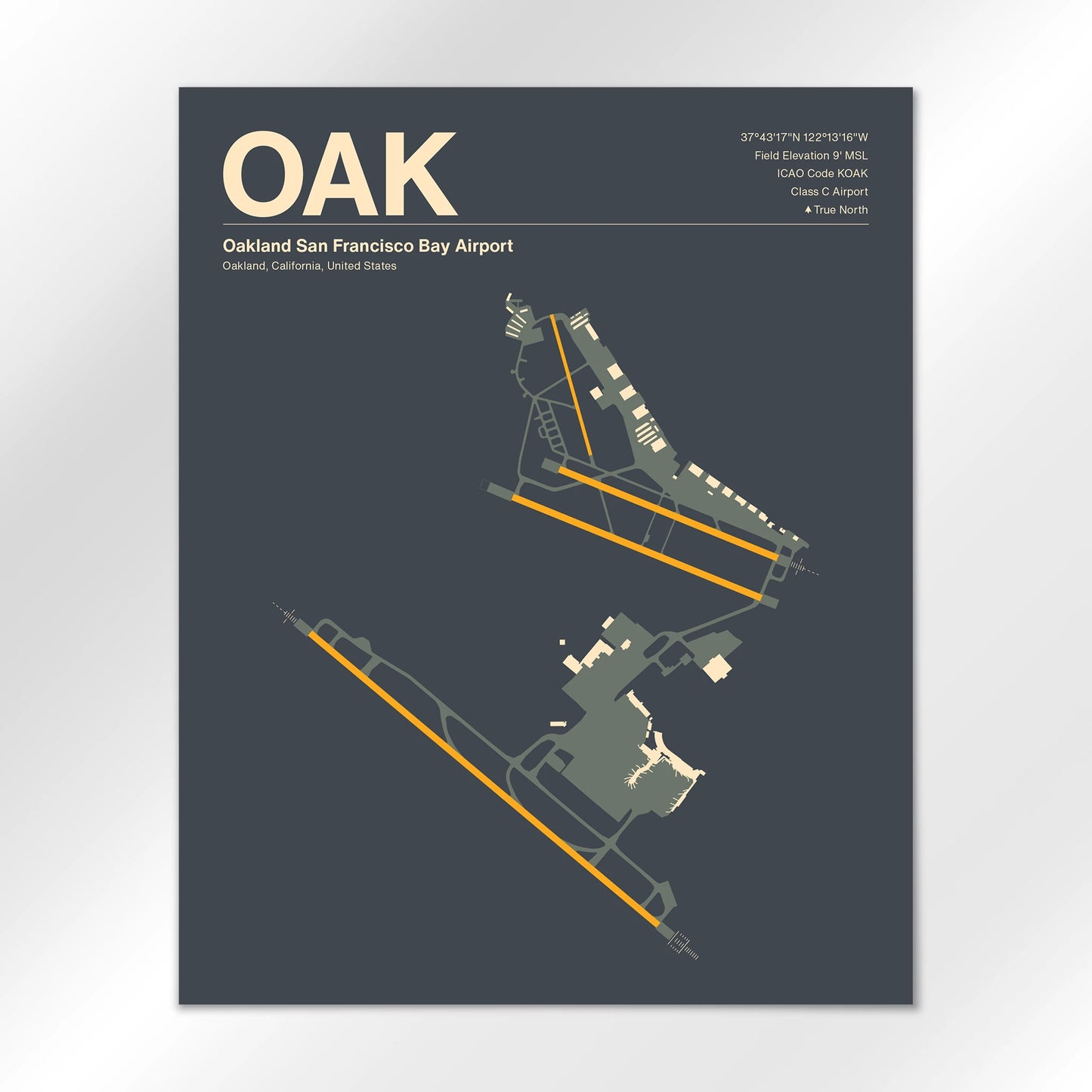 OAK Airport Diagram