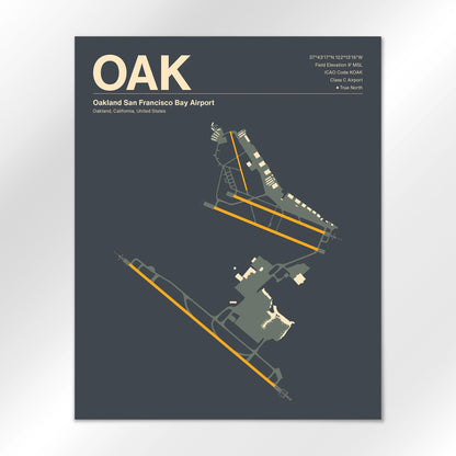 OAK Airport Diagram