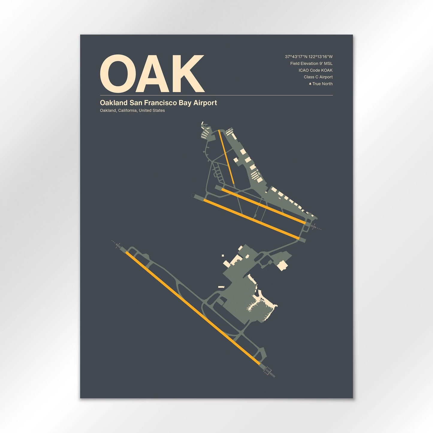 OAK Airport Diagram