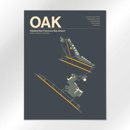 OAK Airport Diagram