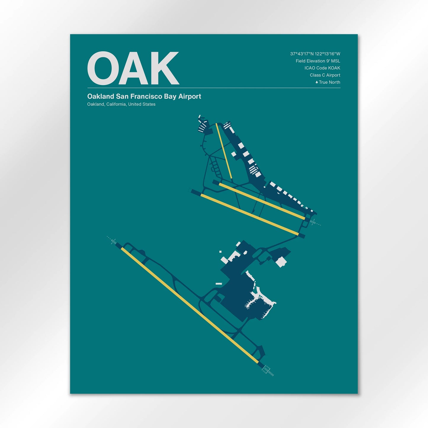 OAK Airport Diagram