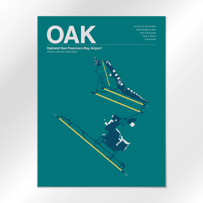 OAK Airport Diagram
