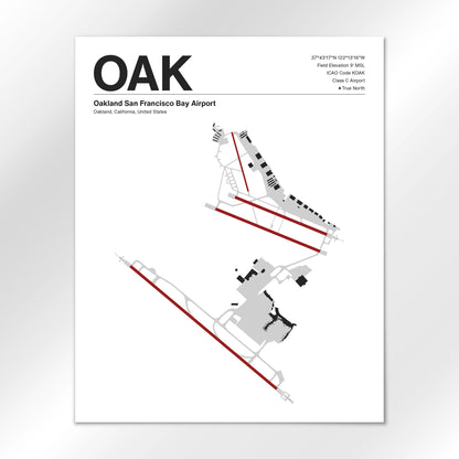 OAK Airport Diagram