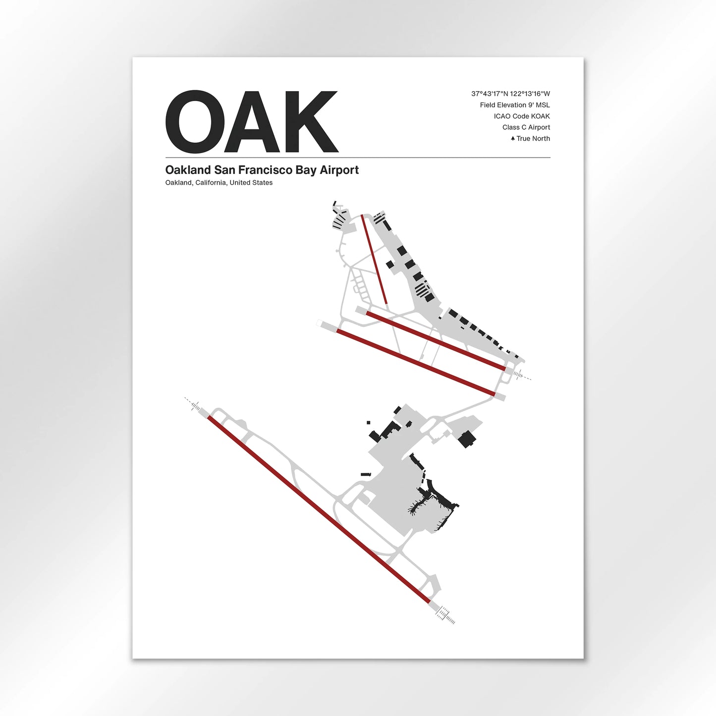OAK Airport Diagram