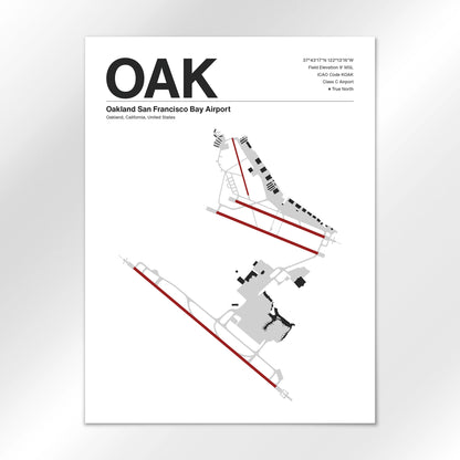 OAK Airport Diagram