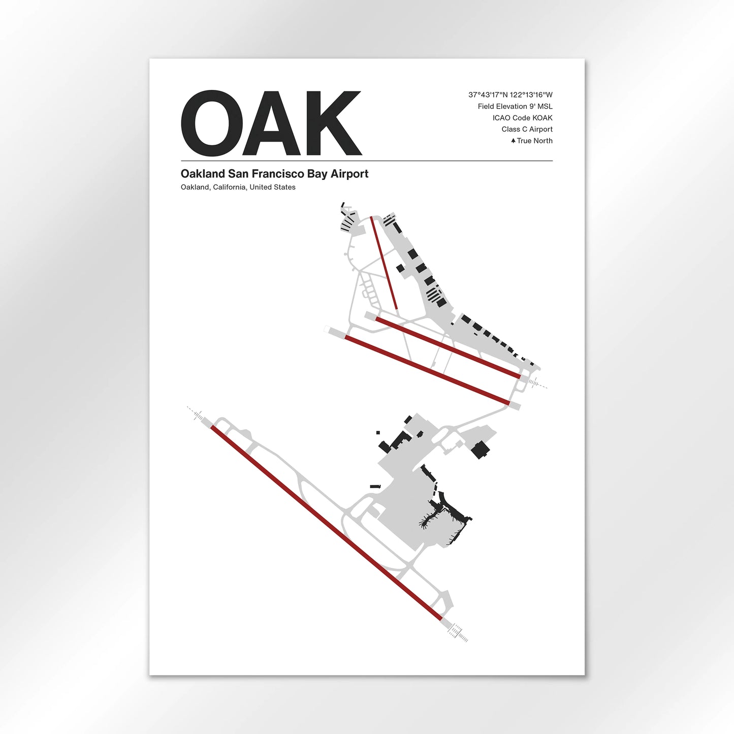 OAK Airport Diagram