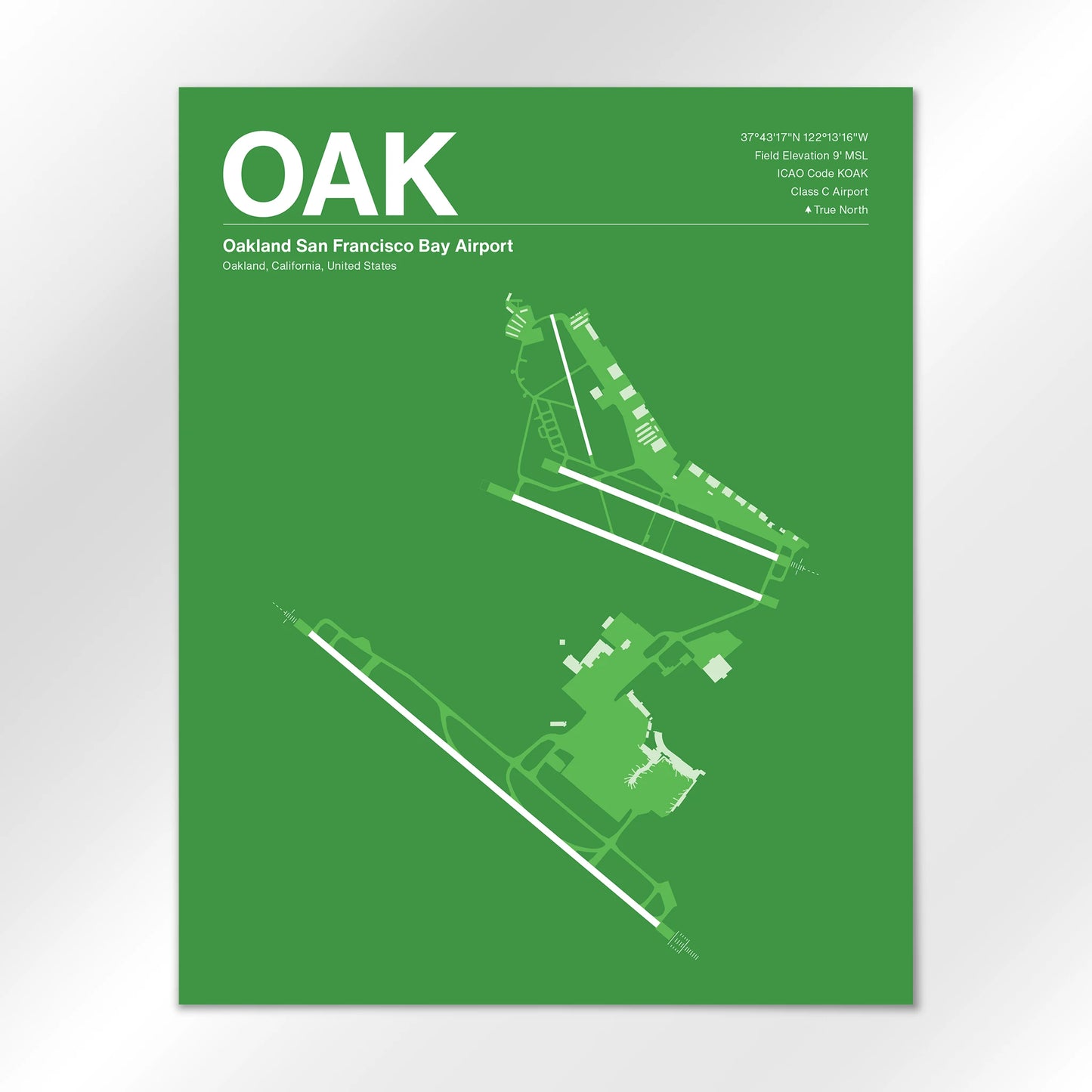 OAK Airport Diagram