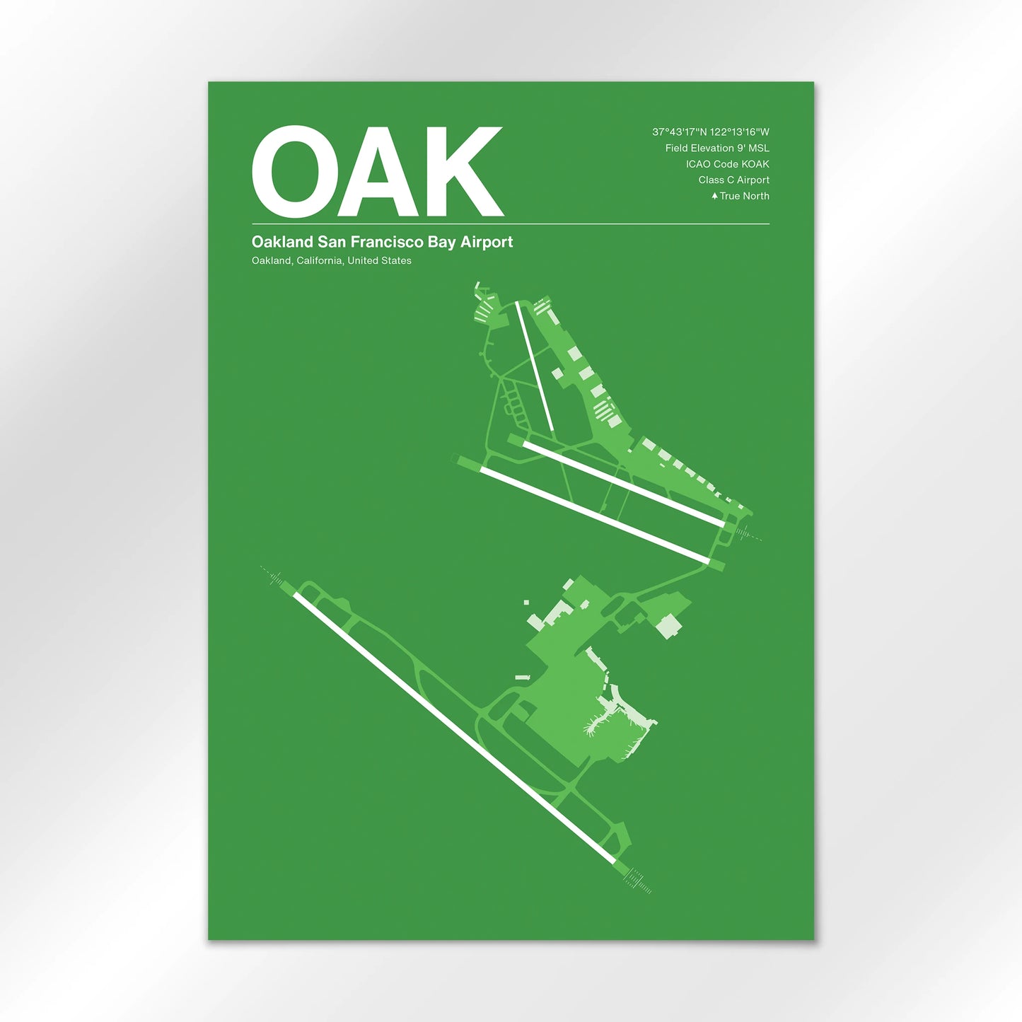 OAK Airport Diagram