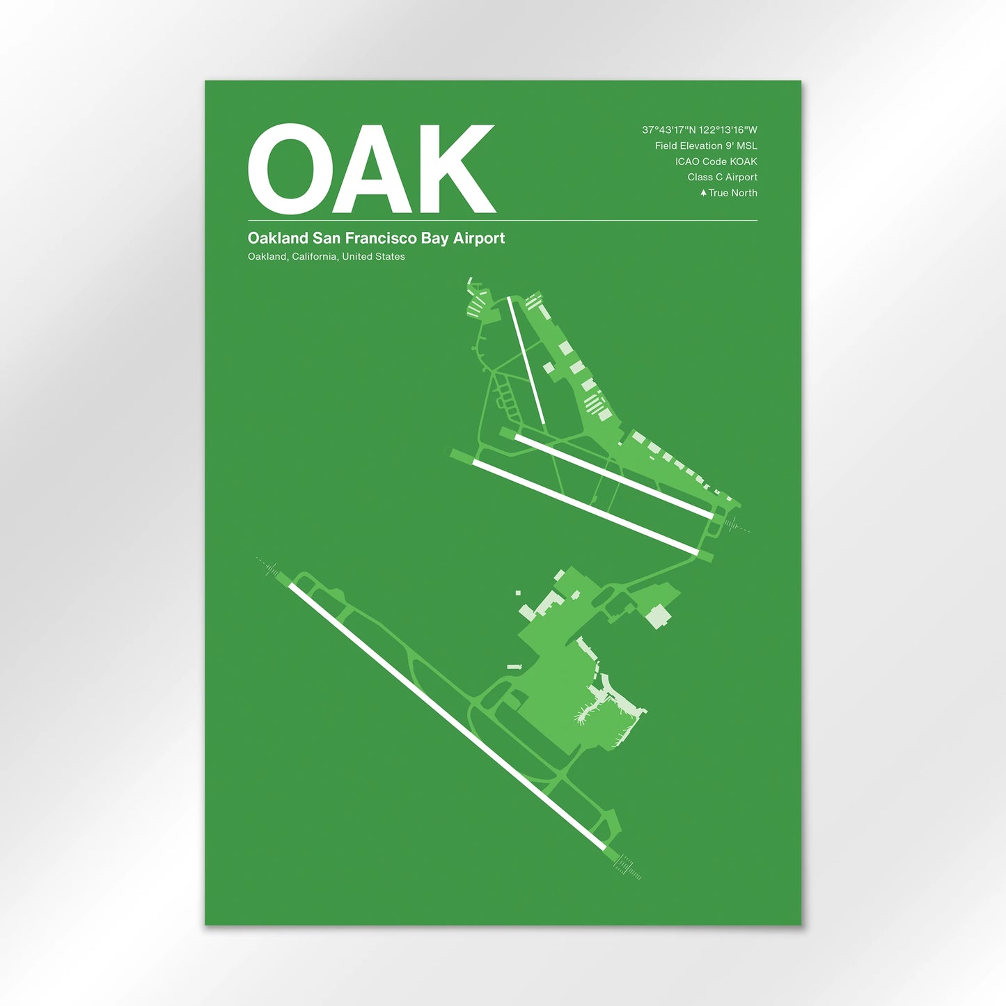 OAK Airport Diagram