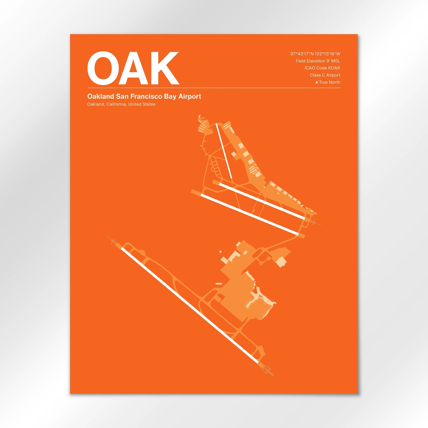 OAK Airport Diagram