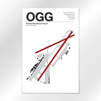OGG Airport Diagram