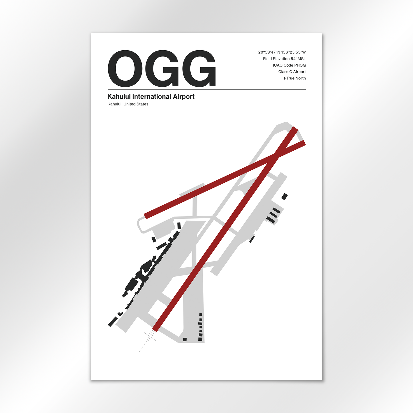 OGG Airport Diagram
