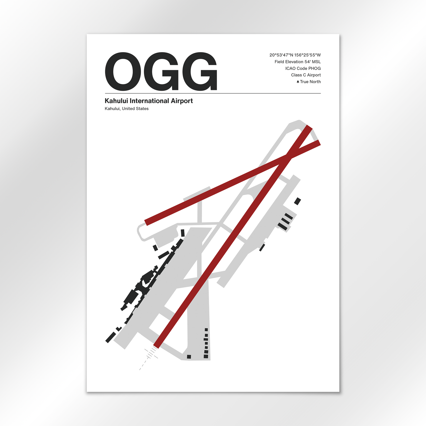 OGG Airport Diagram