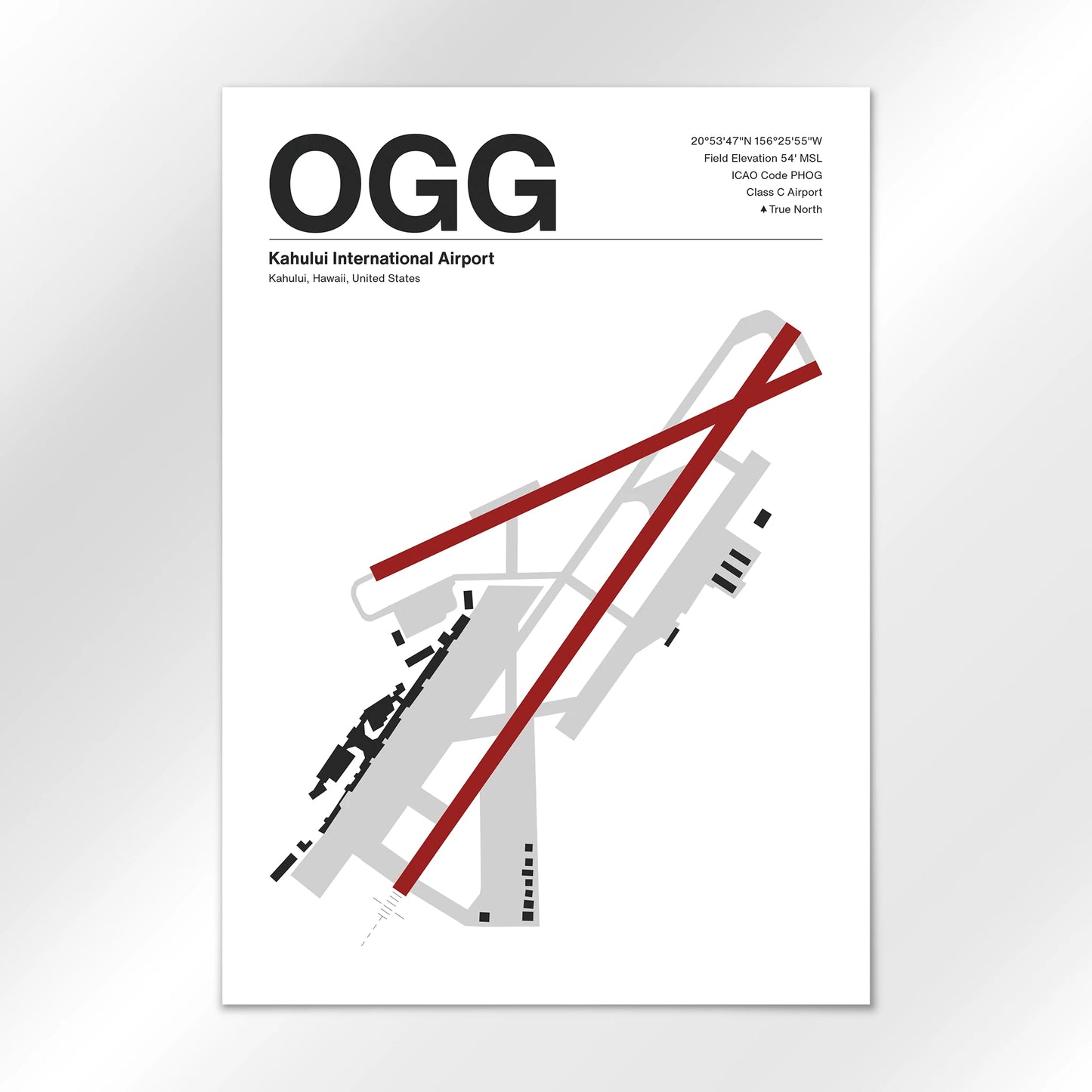 OGG Airport Diagram
