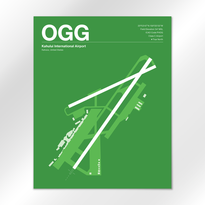 OGG Airport Diagram