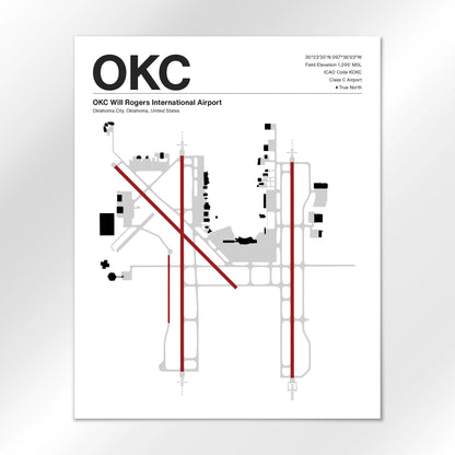 OKC Airport Diagram