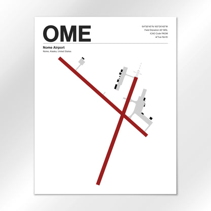 OME Airport Diagram