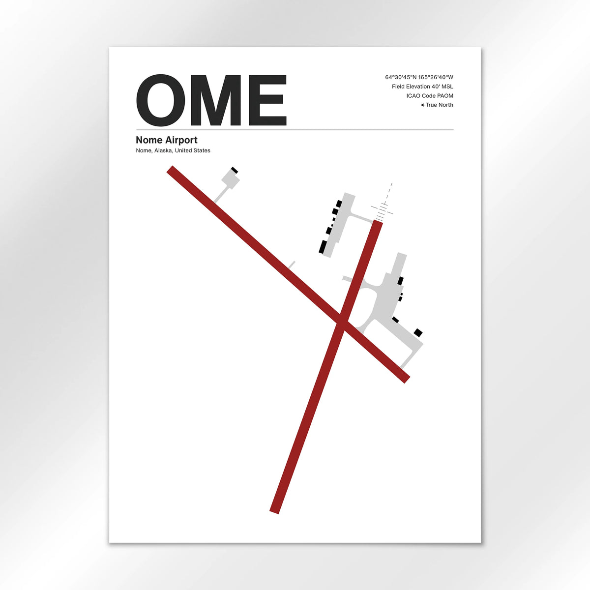 OME Airport Diagram