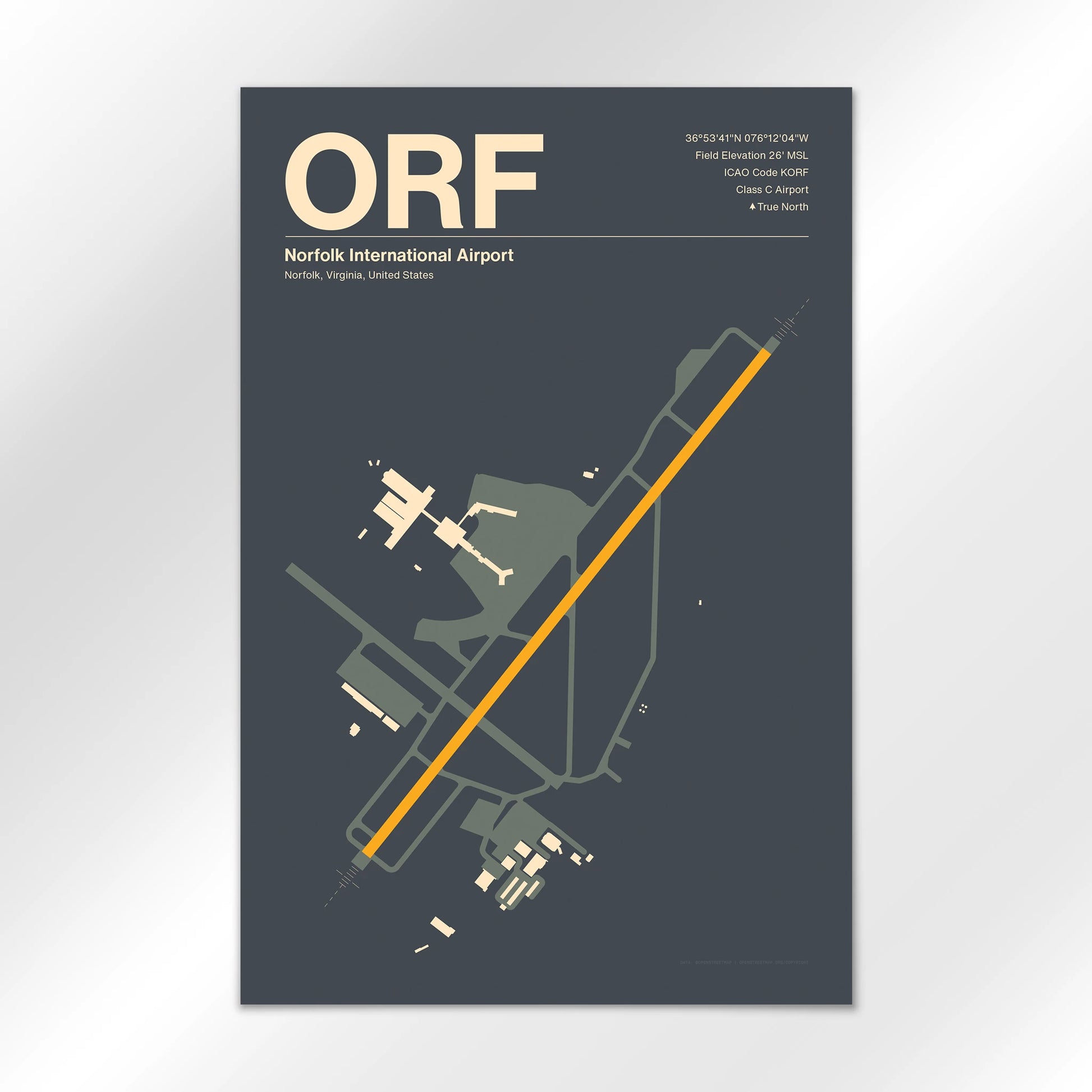 ORF Airport Diagram
