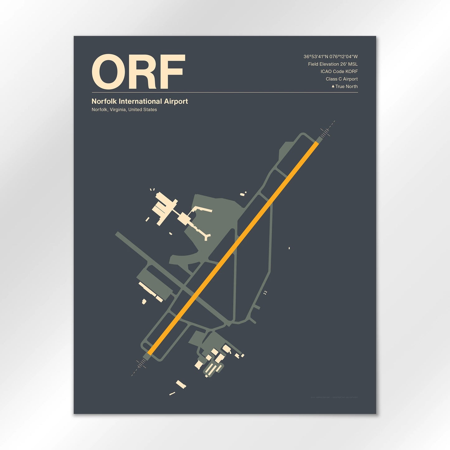 ORF Airport Diagram