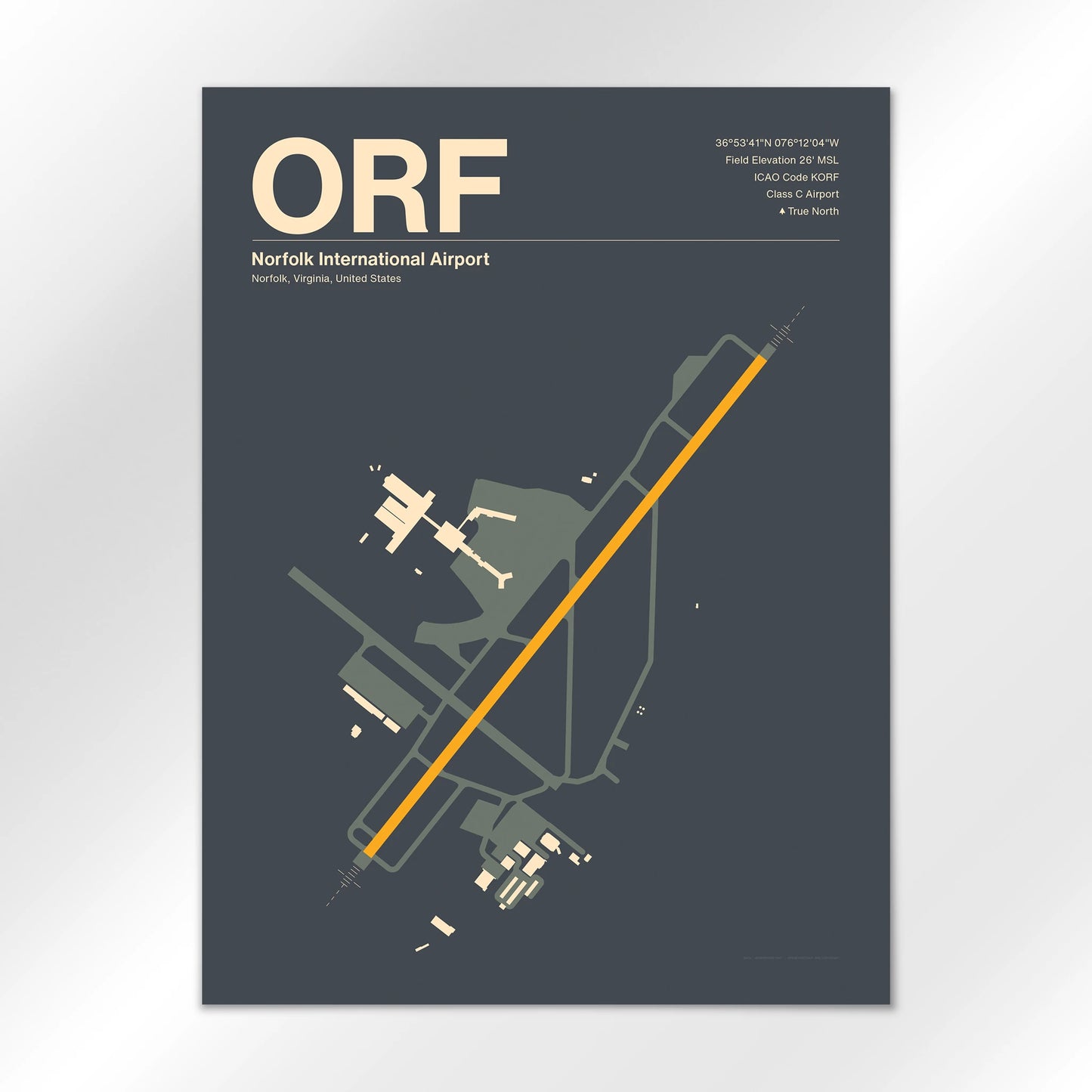 ORF Airport Diagram