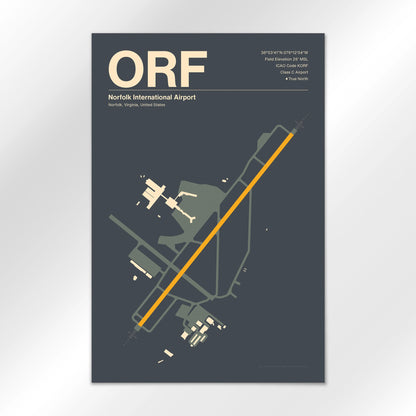 ORF Airport Diagram