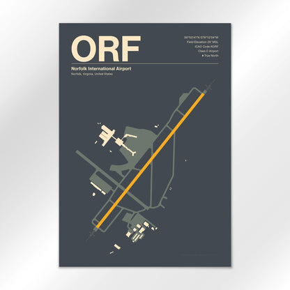 ORF Airport Diagram