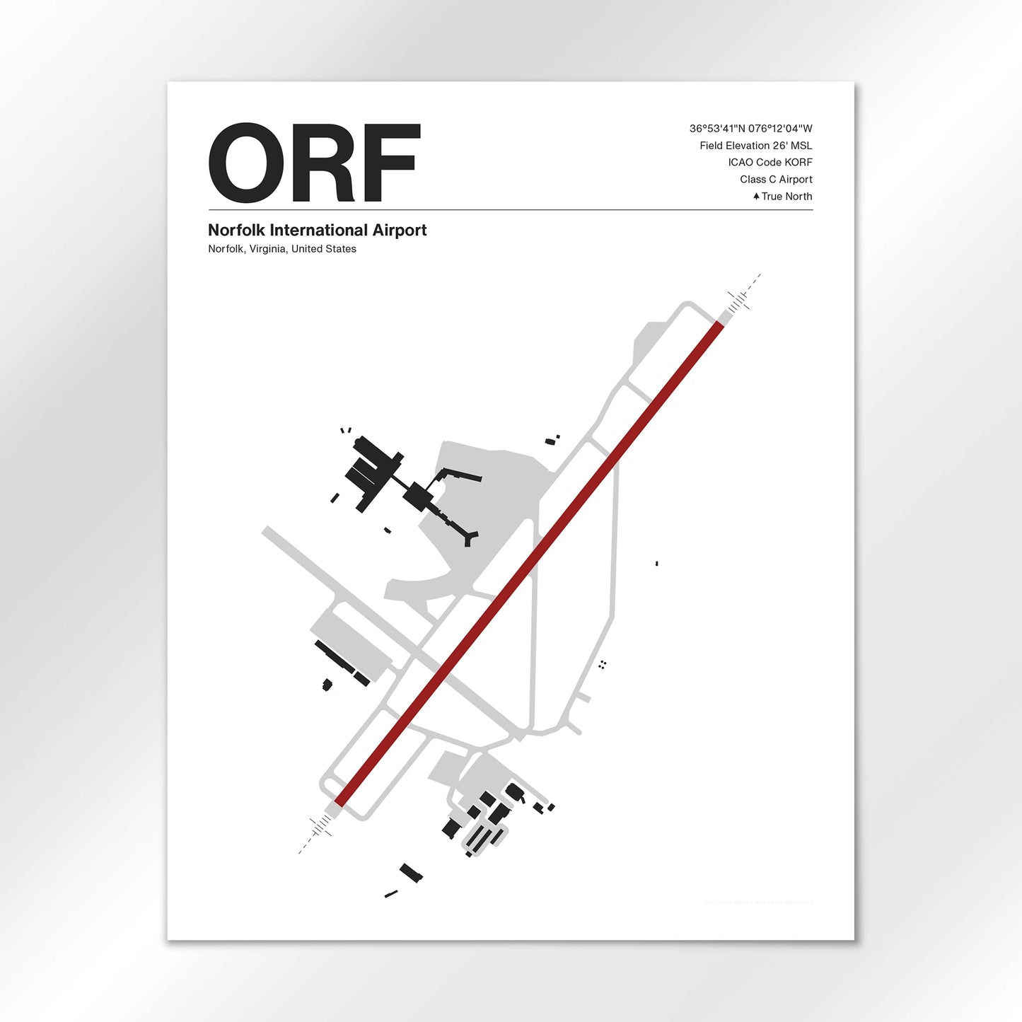 ORF Airport Diagram
