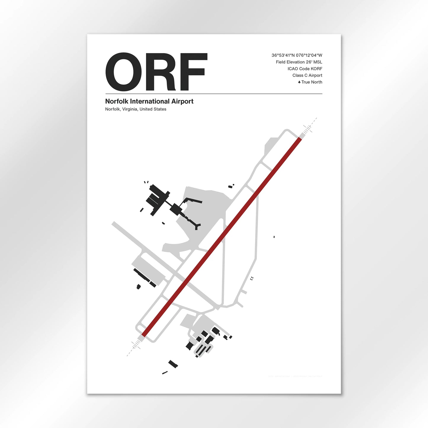 ORF Airport Diagram