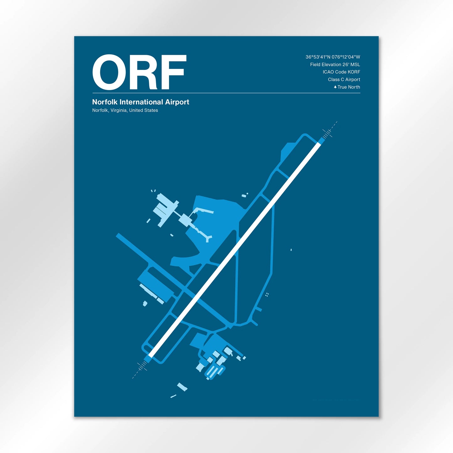 ORF Airport Diagram