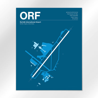 ORF Airport Diagram
