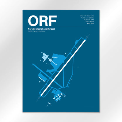 ORF Airport Diagram