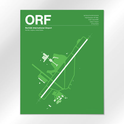 ORF Airport Diagram