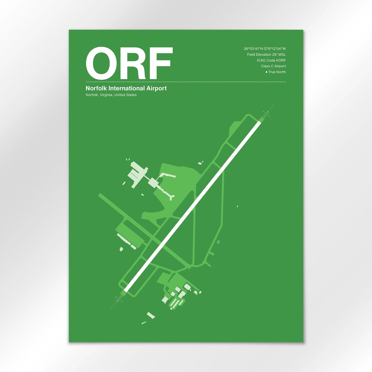 ORF Airport Diagram